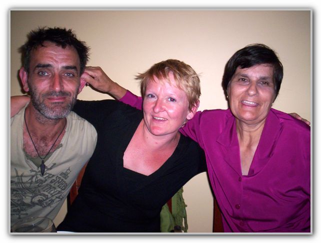 Mum with Cousins Stuart & Karen at Gogos Curry House Feb 16th 2007